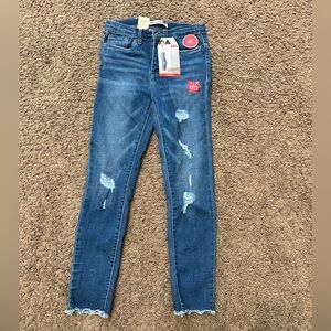 720 HIGH RISE SUPER SKINNY BIG GIRLS JEANS SIZE 8